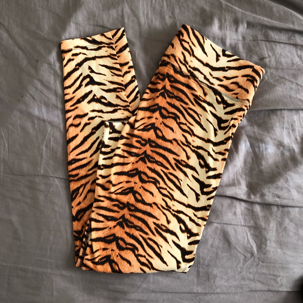 Tiger Print Yoga Pants